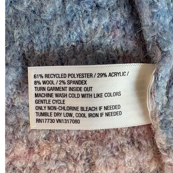 Wild Fable Pastel Multicolor Pullover Oversized Sweater XS - Picture 6 of 6